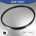 592951801 54" Deck Belt 1/2" x 152" - Replacement for Husqvarna Z254F Zero Turn Mower & RedMax RZT54
