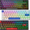 DrunkDeer G65 Rapid Trigger Mechanical Keyboard Magnetic Switch Gaming PBT Keycap RGB Wired 65% Size USB Compact Anti-Ghost Black