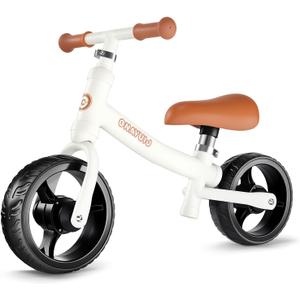 Toddler Balance Bike 2 Year Old,Age 1 to 4 Years Old Boys Girls, 8 Inch No Pedal Bicycle Toy,Adjustable Seat Training Bike Gift for 2-3 Year Kids