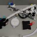 The Peanutshell Baby Crib Mobile for Boys & Girls, Musical, Montessori Nursery Mobiles, Black and White Crib Decor, High Contrast Mobile, Crib Toys Hanging, Crib Accessories Boy