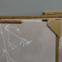 QICIFA Neutral Floral Framed Canvas Wall Art Set of 3, 16"x24" Large Boho Botanical Wall Decor, Minimalist Plant Wall Painting, Rustic Wildflower Artwork for Living Room Bedroom Farmhouse Office