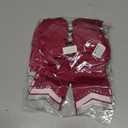 8PCS Glitter Cheer Bow Large Maroon Cheer Bows Rhinestones Hair Bows Girls 8"Cheerleading Bows Bulk Elastic Band Ponytail Holder for Teen Girls College Sports Competition