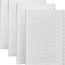 Ultrawall Metal Pegboard Panels, Pegboard Wall Organizer, Peg Boards for Wall, Garage Tool Storage Organization, 12"X16", 4pcs, Gray
