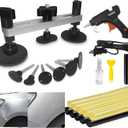 Auto Body Dent Puller Kit, Automotive Paint less Dent Repair Kit with Bridge Puller, Dent Puller Kit, Car Dent Removal Kit Powerfully Pops Car Dents and Other Metal Surface Dents (Dent Repair Kit)