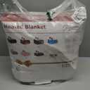 Homemate Electric Heated Blanket Queen Size - 84"x90" Heating Blanket Queen Size Dual Control 1/2/4/6/8 Hours Auto-Off 10 Heat Level Over-Heat Protection Flannel Sherpa ETL Certification (05 - Purple)