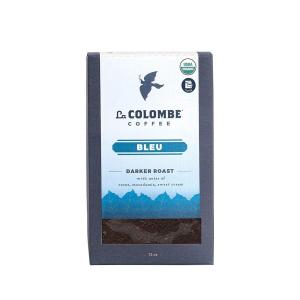 La Colombe Bleu Organic Dark Roast Drip Grind Ground Coffee - Notes of Cocoa, Macadamia & Sweet Cream, 12 Ounce (Pack of 1) (EXP 06/19/26)