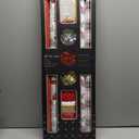 LaRibbons Christmas Wrapping Paper Sets, Classic Reindeer & Plaid Design With Ribbons & Gift Tags & Metallic Pom Pom, Perfect for Xmas, Holiday Party, 30Inch  10Feet 4 Rolls: 100 Sq.Ft.Ttl
