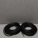 2Pcs 50 Feet Professional 1/4" to 1/4" Speaker Cables, Pair 50 ft 12 Gauge 1/4 Male Inch Audio Amplifier Connection Heavy Duty Cord Wire (50ft)