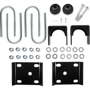 6" Rear Axle Flip Kit Compatible with Chevrolet Silverado for GMC C1500 1988-1998 Pickup Truck Lowering Drop Kit