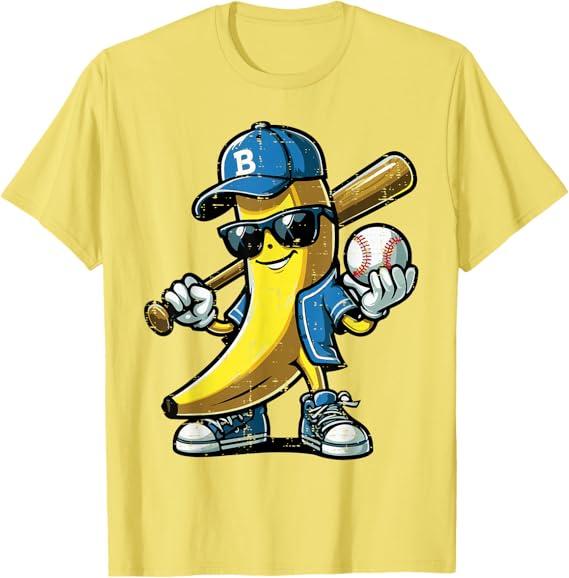 Banana Cap Cool Men Women Kids Youth Boys Women T-Shirt, L