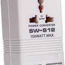 100W Power Converter, AC 110V to 220V Step Up Voltage Converter, AC 220V & 110V Step Down Transformer, Travel Adapter Transformer with Universal Socket for Small Appliances Below 50W