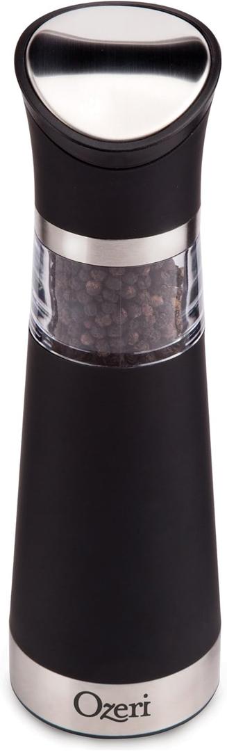 Ozeri Graviti Pro Electric Pepper Mill and Grinder, 2 Pcs 