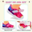 L-RUN Cozy Toddler Slippers Wide Barefoot Kids House Shoes Corduroy Boys Girls Winter Shoes for Indoor and Outdoor Play