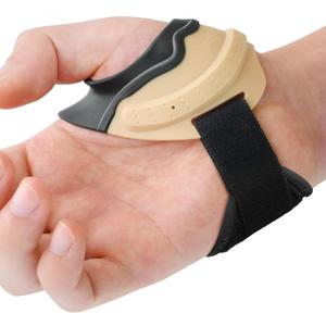 VELPEAU CMC Thumb Brace for Arthritis Pain and Support, with High Elasticity and Anti Slip Wrist Strap, Comfortable Thumb Splint Stabilizer for Osteoarthritis for Women and Men (Khaki, Right Hand, XS)