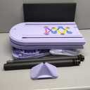 2025 Upgraded Pilates Board, Pilates Reformer Set, 6-in-1 Abdominal Pilates Board for Home Workout Equipment, Portable Foldable Ab Trainer Machine, Pilates Reformer Machine, for Women (Purple)