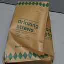500 PCS Clear Plastic Straws Disposable | 10.23" Long x 0.24" Wide | Unwrapped Drinking Straws Plastic for Restaurants, Parties, Home | Made in USA
