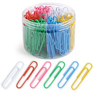 2 x 320 Pcs Large Paper Clips, 2 Inch Jumbo Paper Clips, Colorful Coated Paperclips, Heavy Metal Paperclips Office for Teacher Supplies School Supplies