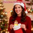 Cute Christmas Stocking Stuffers White Elephant Gifts for Her Him Friends Coworker Neighbors Women Men, Christmas Tree Ornament Hanging Decoration Desk Decor, Crochet Gnome