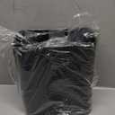 TrashAid Small Bathroom Trash Can, 2.1 Gallon Black Bathroom Garbage Can, Stainless Steel Waste Basket for Office, Under Desk, Bedroom, Rv, Matte Black