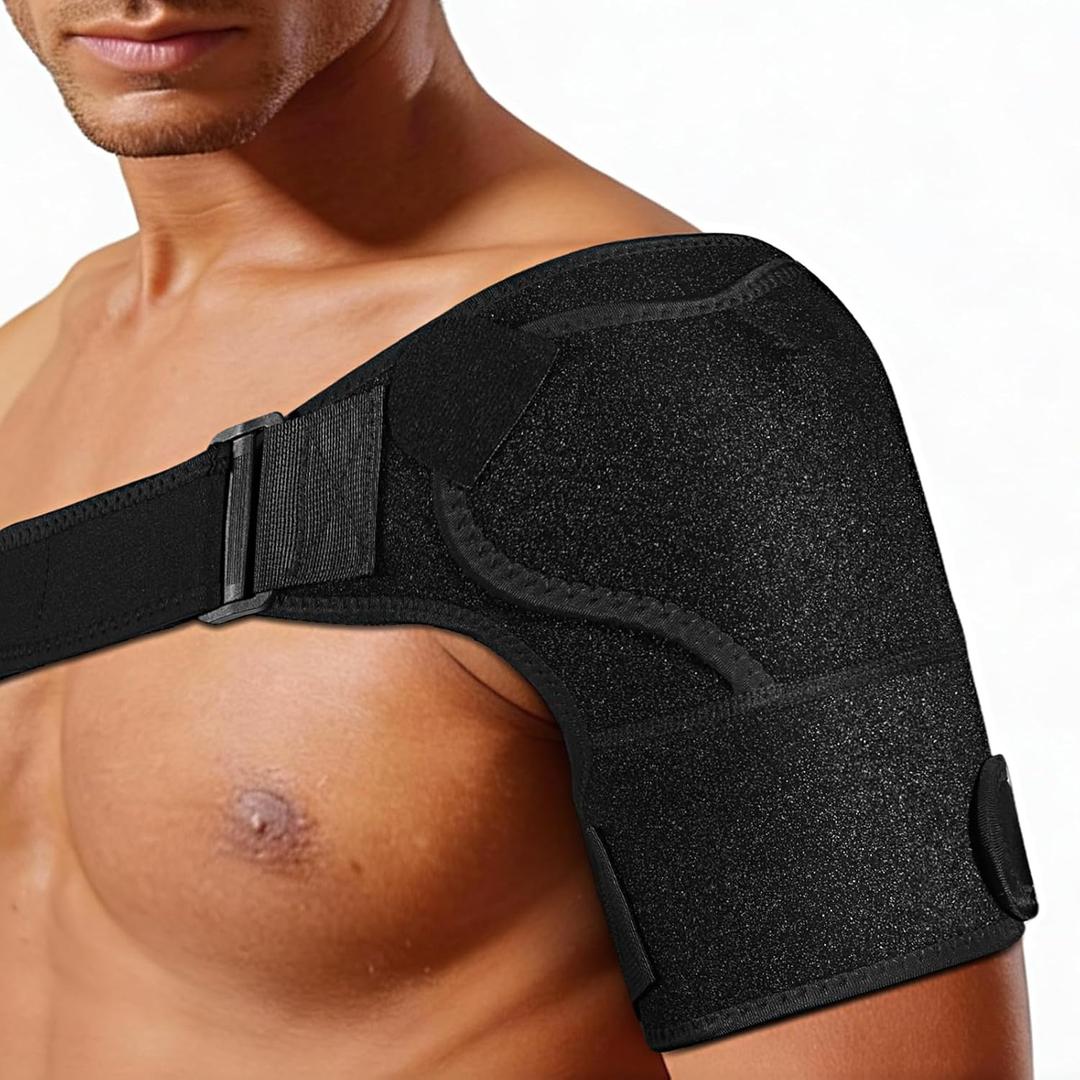 1PCS Shoulder Brace for Men and Women for Torn Rotator Cuff, Arm Sling Shoulder Immobilizer, Shoulders Compression Sleeve and Support For Pain Relief, Adjustable, Suitable for Both Left and Right Arms