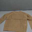 Girls Knit Sweaters Kids Fashion Chunky Crew neck 140