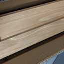 Plow & Hearth 8' Straight Outdoor Wooden Pathway | 17" Wide Rollout Outdoor Garden Walkway | Weather-Resistant Hardwood Cedar Board Walkway Landscape Edging | Decorative Lawn Patio Wedding Party