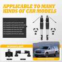 84176675 Pair Rear Airmatic Shock Absorber Struts Compatible with Escalade Suburban Tahoe Yukon 2015-2020 23267007 23290661 23151122 Lift Suspension Kit