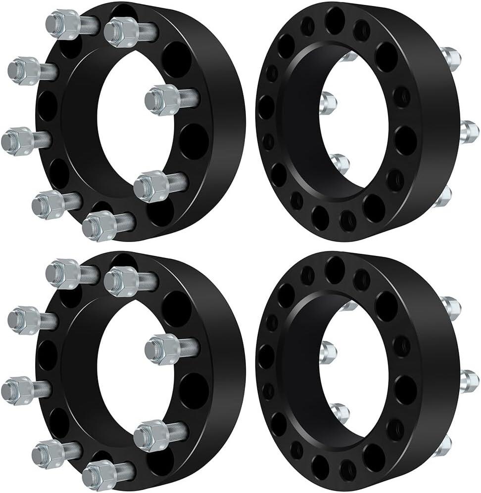 ECCPP 4PCS 2" Wheel Spacers 8 Lug 8x170mm to 8x170mm Wheel Spacers Kits 130mm with 14x2 Studs fit for 2000-2002 for ford Excursion| 1999-2002 for ford F-250 Super Duty
