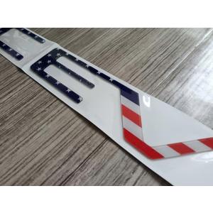 3D Tailgate Insert Letters for Silverado 2019 2020 2021 2022 2023 2024 2025, Flag Design Emblem Badge Nameplate