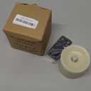 3x3 Flickering Flameless Candles Set of 1, 2AA Battery Life 600 Hours Battery Candles Flickering with Timer,3 inch Flameless Candles with Remote for Indoor/Outdoor, Ivory