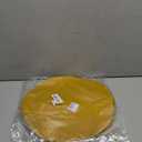 50PCS Gold Paper Placemats Disposable 13.4 Inch Shiny Golden Place Mats Round Decorative Glitter Table Mats for Birthday Wedding Holiday Party Supplies Sparkle Dining Tableware