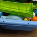 2026 Upgraded Water Table for Toddlers 1-3 - Outdoor Toys for Kids Ages 4-8 with Pump, Summer Outside Sensory Activity Pool Toys, Kitchen Play Sink Toy with Running Water, Fishing Toy, Blue