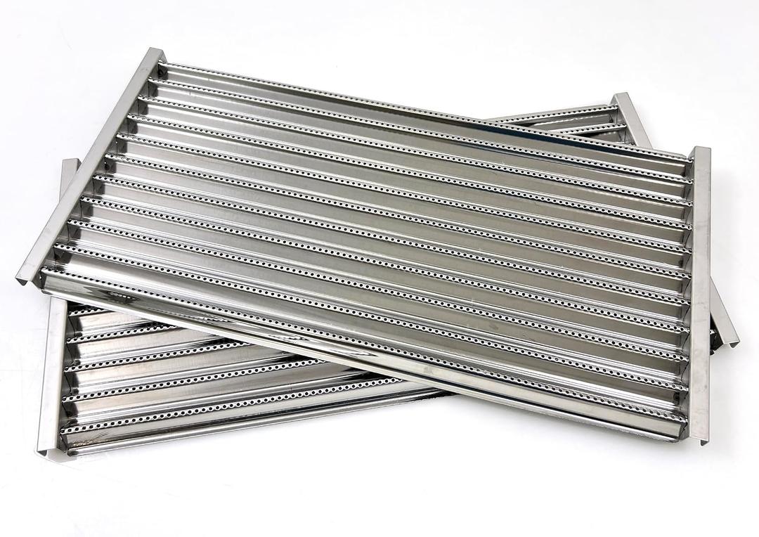 Parts DS123 17" Stainless Steel Emitter Plates TRU-Infrared Grill Grates for Charbroil Performance Tru-Infrared 2 Burner Gas Grill 463633316, 463672016 463672216, 463672416, 2PK