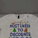 Christmas Most Likely To Decorate Her Dog Family Kids T-Shirt M