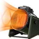 VIVOSUN Portable Greenhouse Heater, 1500W/750W Electric Heater, 3 Modes for Fast Heating, Overheat Protection, Dustproof Design for Grow Tents, Patios & Outdoors