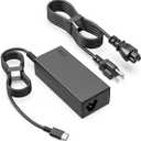 JEIBAO Universal 65W 45W USB C Type C AC Adapter Laptop Charger Compatible with Lenovo ThinkPad T14 T15 E14 E15 T480s T580s T490 E580 E590 Yoga 7i 9i C930 C940 S730 920 720 Chromebook C330 S330 300e