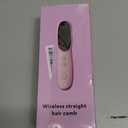 Cordless Hair Straightener Brush Pro, 2026 Upgraded Portable Hair Straightener, Type-C Fast Charging MCH Heating with 3 Temperature Settings, Ionic & Ceramic Care, Travel Styling Tool (Black)