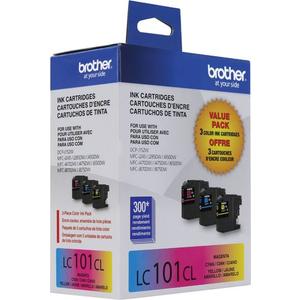 Brother - LC1013PKS Standard-Yield 3-Pack Ink Cartridges - Cyan/Magenta/Yellow