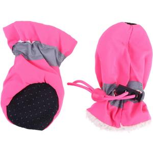 Set Rain Shoes for Dogs Non-Slip Shoe Cover Medium Size Dog Boots Puppy Socks for Winter Protective Case Elastic Band