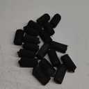 Syhood 18 Pcs Satin Rollers for Black Hair Foam Sponge Rollers Black Silk Satin Wrapped Hair Curlers for Hairdressing Styling(1.18 Inch)