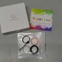 Smart Ring with Vibration Alerts, health tracker ring with Body Temperature Monitor, Heart Rate, Sleep & Fitness Tracking, Waterproof Activity Ring for Men & Women, No App Fees (Gunmetal Gray, 7#)