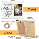 JioJio Chan Gigi Gifts Picture Frame for Grandma - 4 x 6 Inch Photo - Grandma Gift Picture Frame for Grandmother Mothers Day Birthday Christmas (gray)