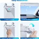 FONKEN for Starlink Mini Car Mount for Dashboard for Starlink Mini Dash Mount for Starlink Mini Suction Cup Mount for Dashboard & Windshield Suitable Most Vehicles and Ensures Stable Satellite Signal