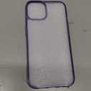 JETech Case for iPhone 14 6.1-Inch, Non-Yellowing Shockproof Phone Bumper Cover, Anti-Scratch Clear Back (Deep Purple)