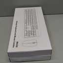 Wireless Keyboard and Mouse Combo, Full Size Silent Ergonomic Keyboard and Mouse, Long Battery Life, Optical Mouse, 2.4G Lag-Free Cordless Mice Keyboard for Computer, Mac, Laptop, PC, Window(2 Pack)