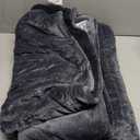 Homemate Heated Weighted Blanket for Adults - 50"x60" 12lbs Electric Throw Fast Heating Heavy Blanket 1/2/4/6/8 Hour Auto Off 10 Heat Levels Over-Heat Protection Comfortable Flannel Sherpa