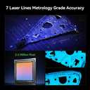 Creality CR-Scan Raptor 3D Scanner, 60fps Blue Laser & NIR, 0.02mm Accuracy, 24-Bit Color, Scans 5-2000mm Objects, Anti-Shake Tracking for Windows macOS