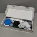 Leebein Electric Spin Scrubber, Cordless Cleaning Brush with 8 Replaceable Brush Heads, Tub and Floor Tile 360 Power Scrubber Dual Speed with Adjustable & Detachable Handle for Bathroom Kitchen Car (White)