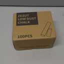 Red Chalk 100PCS, Low Dust Chalks Stick Bulk for Chalkboard Blackboard Non-Toxic