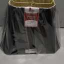 Royal Designs Rectangle Cut Corner Lamp Shade, Black, (6 x 8) x (9 x 14) x 10.5